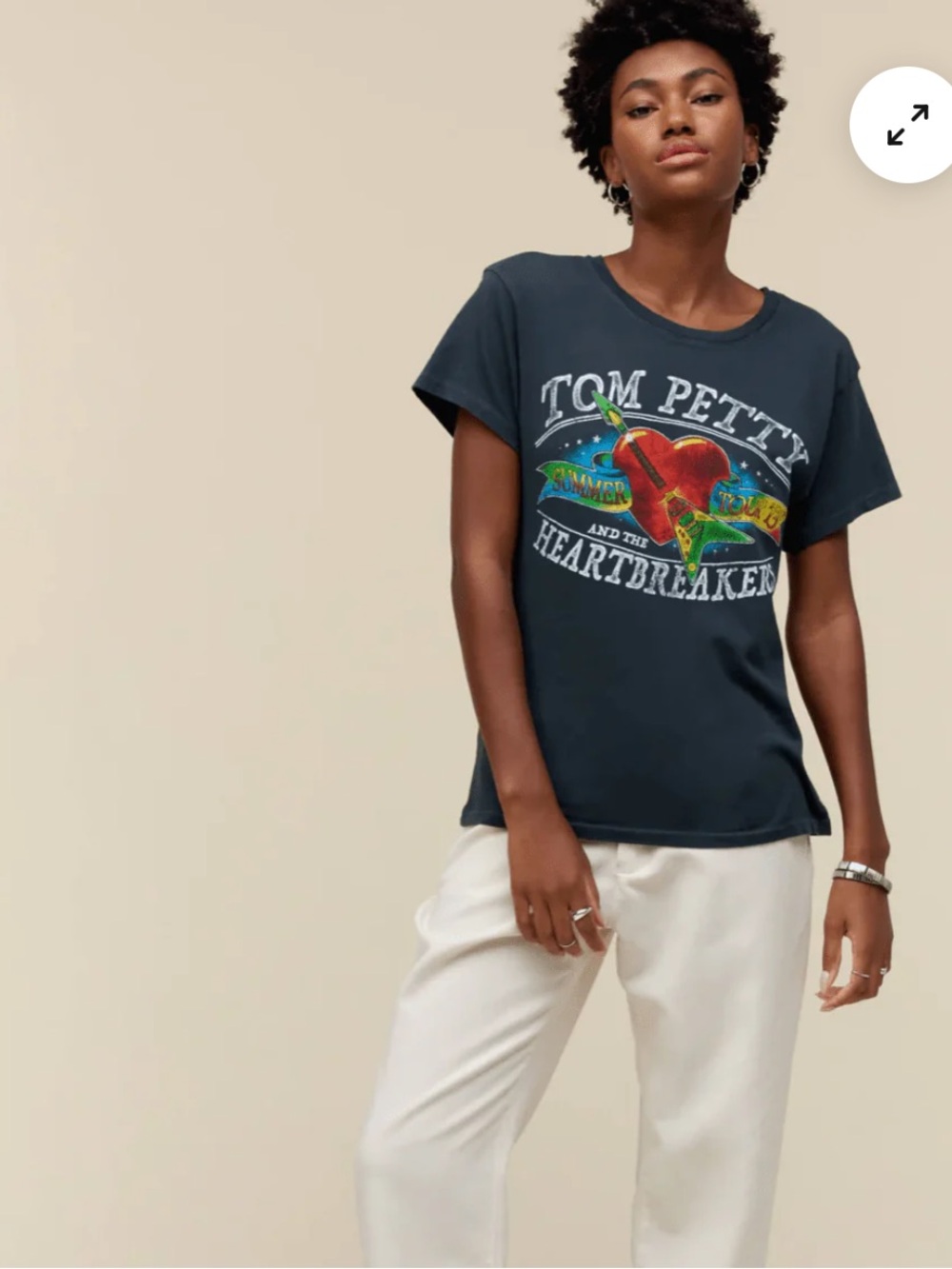 Free people DAYDREAMER  Tom Petty Summer Tour '13 Tour Tee SIZE MEDIUM